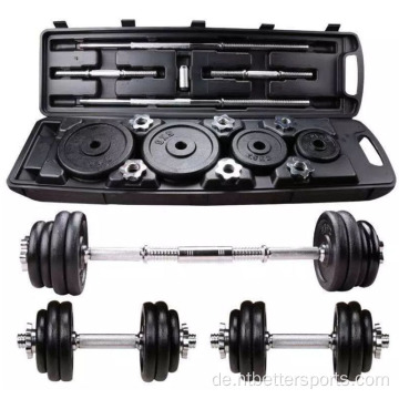 Gewichtshebe einstellbarer Fitness 50 kg Hantel -Set